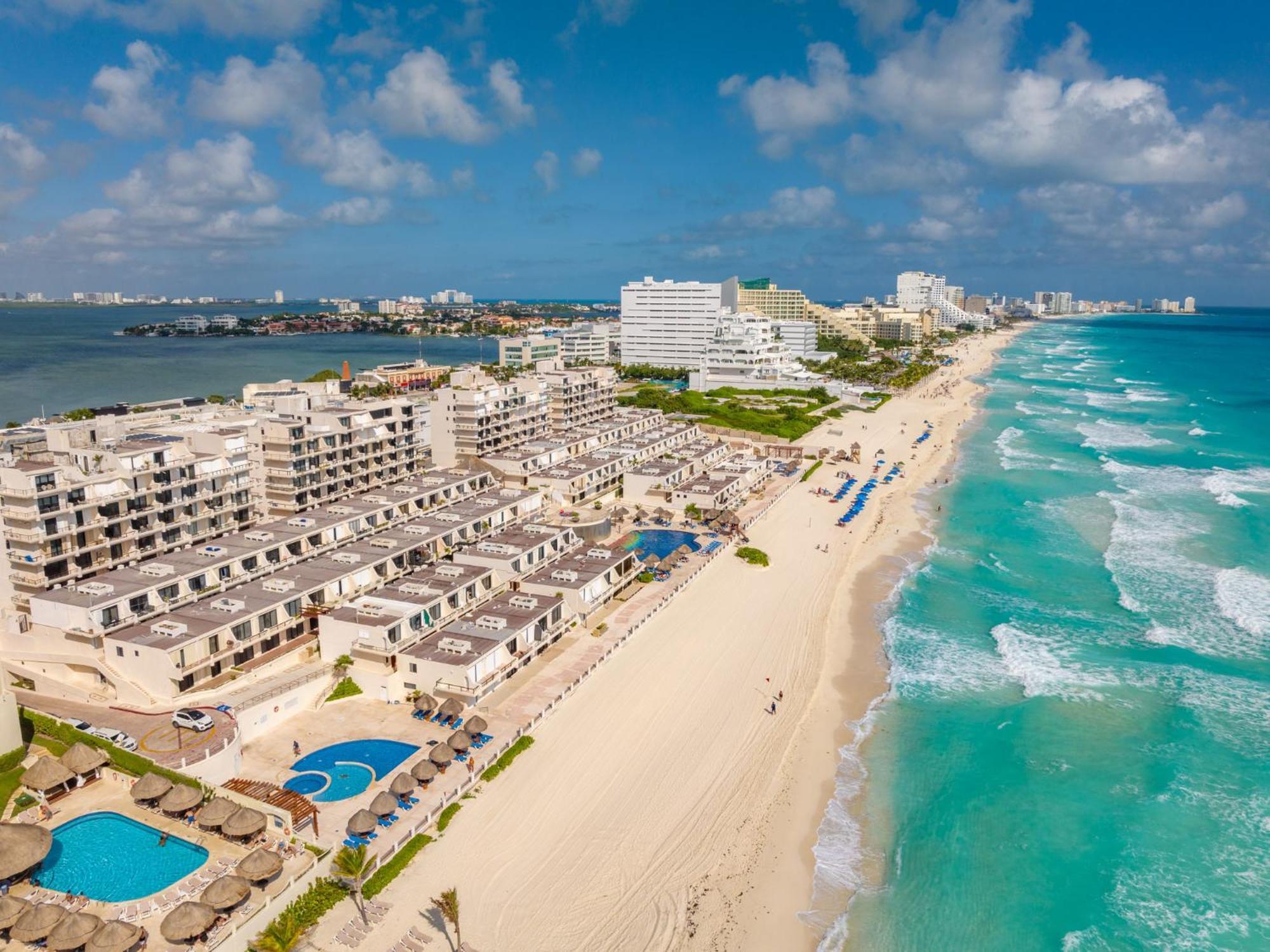 Sparkling Ocean View In Cancún Kültér fotó